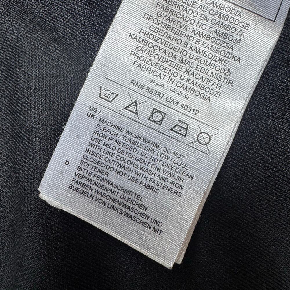 Adidas Men's Track Jacket Large Athletic Full Zip Black - Picture 6 of 10